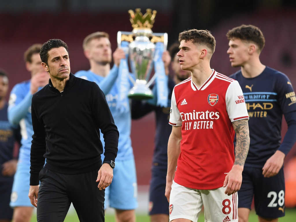 阿森纳5年豪掷8亿，阿尔特塔仅获1足总杯，赛季四大皆空令人唏嘘